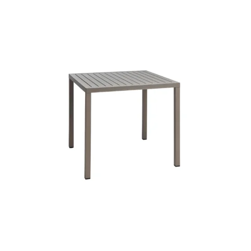 Bissolo Casa Nardi<Vendita online di NARDI OUTDOOR - TAVOLO FISSO CUBE 70X70 CM ALLUMINIO TORTORA