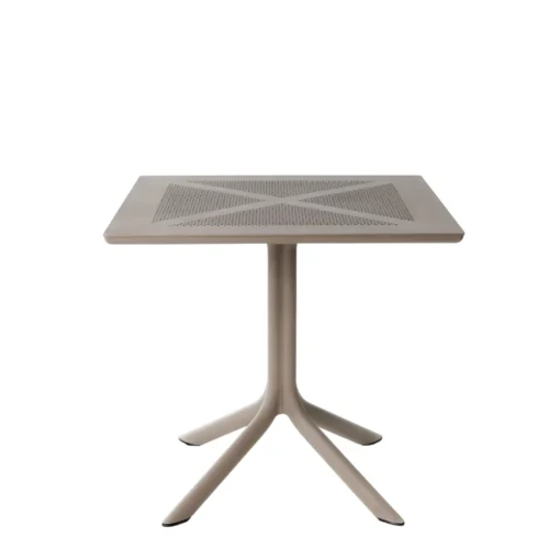 Bissolo Casa Nardi<Vendita online di NARDI OUTDOOR - TAVOLO MOD. CLIPX 80X80 CM POLIPROPILENE TORTORA