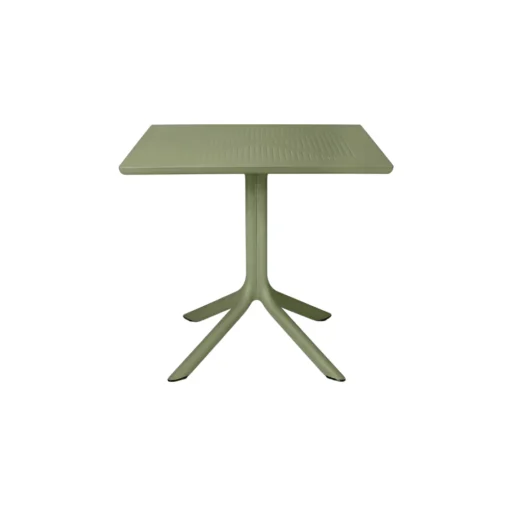 Bissolo Casa Nardi<Vendita online di NARDI OUTDOOR - TAVOLO MOD. CLIP 80X80 CM POLIPROPILENE AGAVE