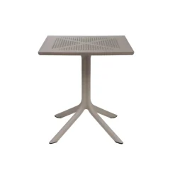 Bissolo Casa Nardi<Vendita online di NARDI OUTDOOR - TAVOLO MOD. CLIP 70 70X70 CM POLIPROPILENE TORTORA