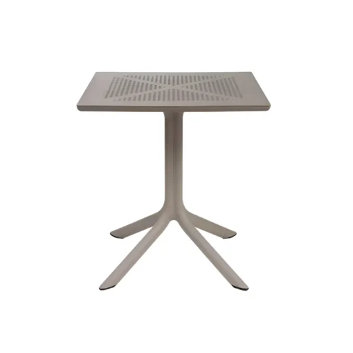 Bissolo Casa Nardi<Vendita online di NARDI OUTDOOR - TAVOLO MOD. CLIP 70 70X70 CM POLIPROPILENE TORTORA