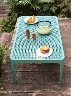 Bissolo Casa Nardi<Vendita online di NARDI OUTDOOR - TAVOLINO MOD. NET CM 100X60 POLIPROPILENE VERDE SALICE
