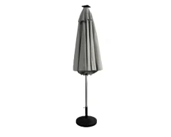 Bissolo Casa Ombrelloni A Palo Centrale<Vendita online di OMBRELLONE A PALO CENTRALE CON LED DIAM MT 3 GRIGIO CHIARO
