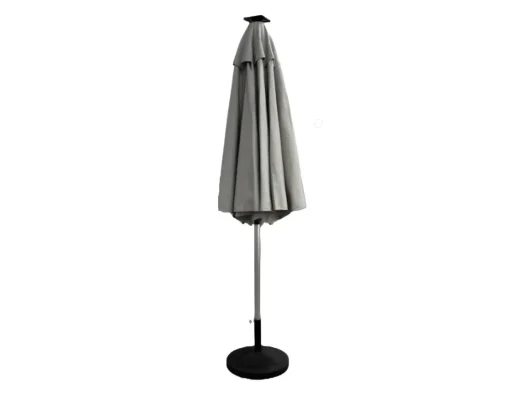 Bissolo Casa Ombrelloni A Palo Centrale<Vendita online di OMBRELLONE A PALO CENTRALE CON LED DIAM MT 3 GRIGIO CHIARO