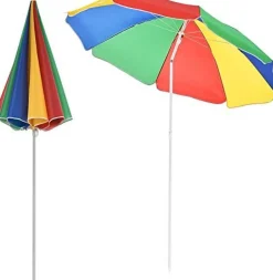 Bissolo Casa Ombrelloni A Palo Centrale<Vendita online di OMBRELLONE DIAM. 240CM MULTICOLORE