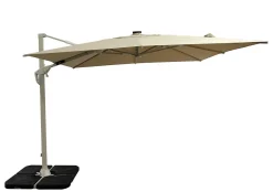Bissolo Casa Ombrelloni A Braccio<Vendita online di OMBRELLONE A BRACCIO MOD. ROMA CON LED MT 3X3 BEIGE