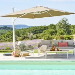 Bissolo Casa Ombrelloni A Braccio<Vendita online di OMBRELLONE A BRACCIO MOD. MELHIA MT 3X3 NOCCIOLA