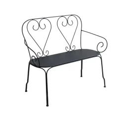 Bissolo Casa Panchine<Vendita online di PANCHINA MOD. LIBERTY CM 107X48 H.92 IN METALLO ANTRACITE