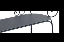 Bissolo Casa Panchine<Vendita online di PANCHINA MOD. LIBERTY CM 107X48 H.92 IN METALLO ANTRACITE