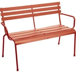 Bissolo Casa Panchine<Vendita online di PANCHINA MOD. GREENSBORO 114X56 H.79 IN ACCIAIO MATTONE