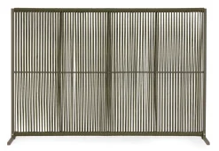 Bissolo Casa Grigliati E Paraventi<Vendita online di PARAVENTO PAXSON CM 180X30 H. 120 IN METALLO E CORDA VERDE OLIVA