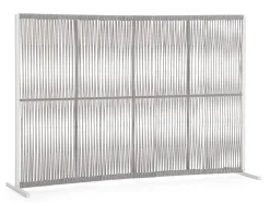 Bissolo Casa Grigliati E Paraventi<Vendita online di PARAVENTO PAXSON CM 180X30 H.120 IN METALLO E CORDA BIANCO