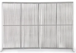 Bissolo Casa Grigliati E Paraventi<Vendita online di PARAVENTO PAXSON CM 180X30 H.120 IN METALLO E CORDA BIANCO