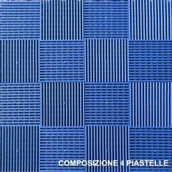 Bissolo Casa Pavimenti Ed Erba Sintetica<Vendita online di PIASTRELLA IN PLASTICA COLORE BLU 40X40CM