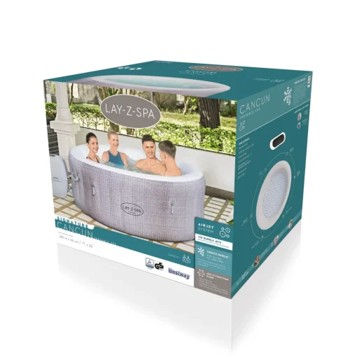 Bissolo Casa Piscine Fuori Terra<Vendita online di PISCINA IDROMASSAGGIO SPA LAY-Z-SPA CANCUN AIRJET 180X66CM