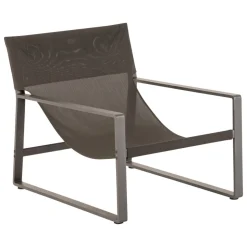 Bissolo Casa Salotti E Salottini<Vendita online di POLTRONA CON POUF LAMBINIO ALLUMINIO E TESSUTO