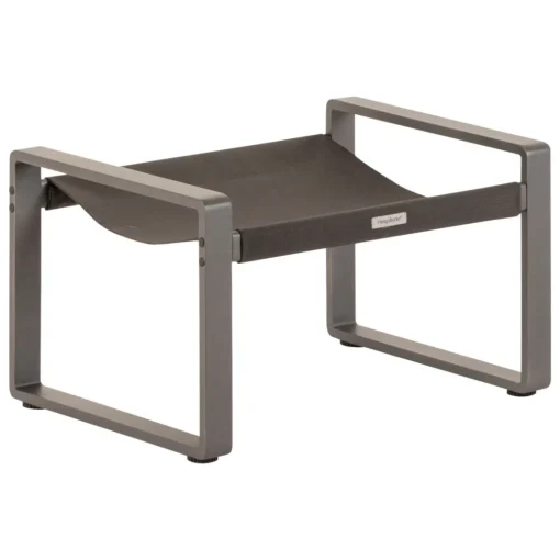 Bissolo Casa Salotti E Salottini<Vendita online di POLTRONA CON POUF LAMBINIO ALLUMINIO E TESSUTO