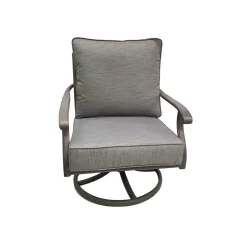 Bissolo Casa Salotti E Salottini<Vendita online di POLTRONA GIREVOLE MOD. WEAVE ALLUMINIO PRESSOFUSO ANTRACITE