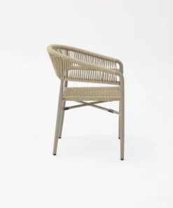 Bissolo Casa Salotti E Salottini<Vendita online di POLTRONCINA IN ALLUMINIO E CORDA BEIGE