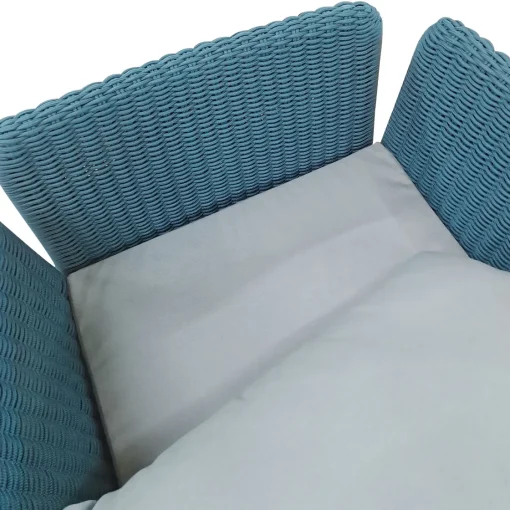 Bissolo Casa Sedie In Legno<Vendita online di POLTRONA SANTA MARIA BLU ACACIA E CORDA OTTANIO