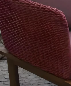 Bissolo Casa Sedie In Legno<Vendita online di POLTRONA SANTA MARIA ROSSA ACACIA E CORDA CORALLO