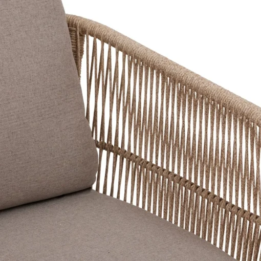 Bissolo Casa Sedie In Legno<Vendita online di POLTRONA MOD DEONA ALLUMINIO E ACACIA NATURALE