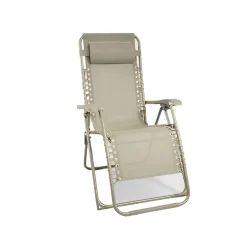 Bissolo Casa Lettini E Sdraio<Vendita online di POLTRONA SDRAIO PIEGHEVOLE IN ALLUMINIO E TEXTILENE BEIGE