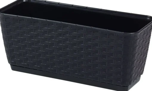 Bissolo Casa Vasi<Vendita online di PORTAFIORI RATOLLA 38,6X15,4X14,2CM ANTRACITE