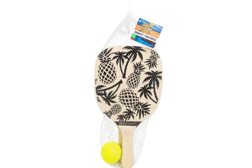 Bissolo Casa Giochi Da Esterno<Vendita online di RACCHETTE DA SPIAGGIA IN LEGNO CON PALLINA DA TENNIS
