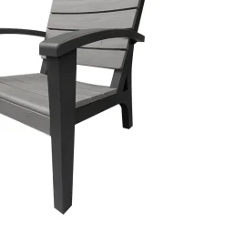 Bissolo Casa Salotti E Salottini<Vendita online di SALOTTO DA GIARDINO POLIPROPILENE NERO E TORTORA