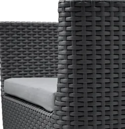Bissolo Casa Salotti E Salottini<Vendita online di SALOTTO DA GIARDINO SALEMO RESINA EFFETTO RATTAN GRAFITE