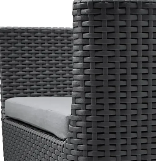 Bissolo Casa Salotti E Salottini<Vendita online di SALOTTO DA GIARDINO SALEMO RESINA EFFETTO RATTAN GRAFITE