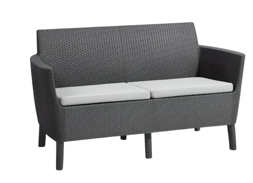 Bissolo Casa Salotti E Salottini<Vendita online di SALOTTO DA GIARDINO SALEMO RESINA EFFETTO RATTAN GRAFITE