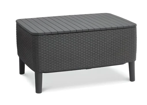 Bissolo Casa Salotti E Salottini<Vendita online di SALOTTO DA GIARDINO SALEMO RESINA EFFETTO RATTAN GRAFITE
