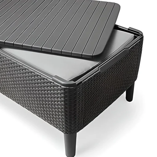 Bissolo Casa Salotti E Salottini<Vendita online di SALOTTO DA GIARDINO SALEMO RESINA EFFETTO RATTAN GRAFITE