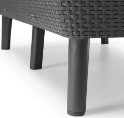 Bissolo Casa Salotti E Salottini<Vendita online di SALOTTO DA GIARDINO SALEMO RESINA EFFETTO RATTAN GRAFITE