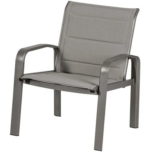 Bissolo Casa Salotti E Salottini<Vendita online di SALOTTO GIARDINO ELYN ALLUMINIO TONKA E TEXTILENE TORTORA