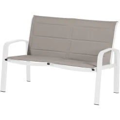 Bissolo Casa Salotti E Salottini<Vendita online di SALOTTO GIARDINO ELYN ALLUMINIO BIANCO E TEXTILENE BEIGE