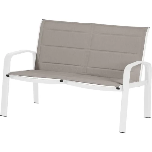 Bissolo Casa Salotti E Salottini<Vendita online di SALOTTO GIARDINO ELYN ALLUMINIO BIANCO E TEXTILENE BEIGE