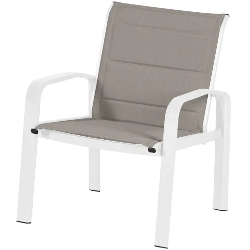 Bissolo Casa Salotti E Salottini<Vendita online di SALOTTO GIARDINO ELYN ALLUMINIO BIANCO E TEXTILENE BEIGE