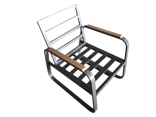 Bissolo Casa Salotti E Salottini<Vendita online di SALOTTO DA GIARDINO POLYWOOD E ALLUMINIO ANTRACITE