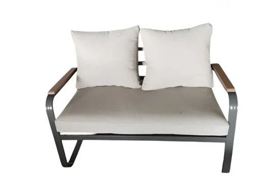 Bissolo Casa Salotti E Salottini<Vendita online di SALOTTO DA GIARDINO POLYWOOD E ALLUMINIO ANTRACITE