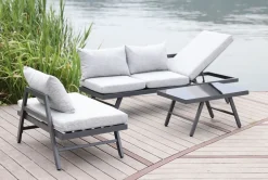 Bissolo Casa Salotti E Salottini<Vendita online di SALOTTO DA GIARDINO LOUNGER IN ALLUMINIO ANTRACITE