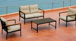 Bissolo Casa Salotti E Salottini<Vendita online di SALOTTO DA GIARDINO IN METALLO ANTRACITE