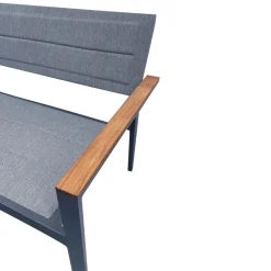 Bissolo Casa Salotti E Salottini<Vendita online di SALOTTO DA GIARDINO ALLUMINIO E TEXTILENE GRIGIO