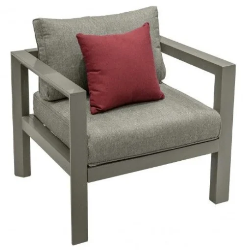 Bissolo Casa Salotti E Salottini<Vendita online di SALOTTO DA GIARDINO EVASION ALLUMINIO MARRONE E POLIESTERE GRIGIO