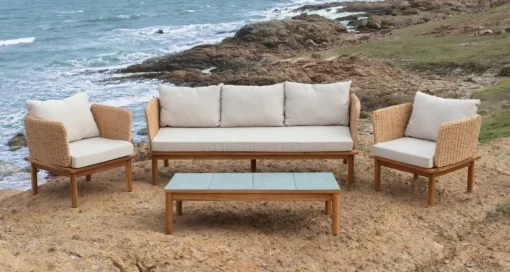 Bissolo Casa Salotti E Salottini<Vendita online di SALOTTO DA GIARDINO SANTA MARIA ACACIA E POLYRATTAN