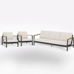 Bissolo Casa Salotti E Salottini<Vendita online di SALOTTO DA GIARDINO REYNE ANTRACITE E AVORIO