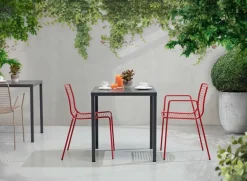 Bissolo Casa Scab<Vendita online di SCAB - TAVOLO MOD. SUMMER CM 70X70 ACCIAIO ANTRACITE