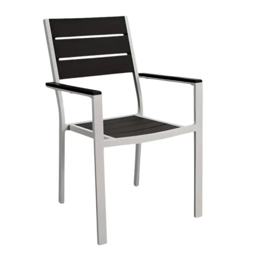 Bissolo Casa Sedie In Ferro E Metallo<Vendita online di SEDIA IN METALLO BIANCO E PLASTICA EFFETTO LEGNO ANTRACITE